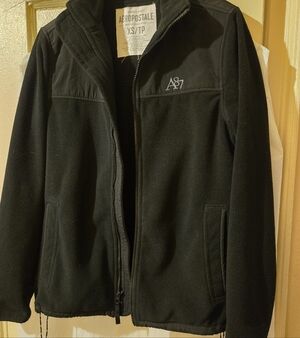Aeropostale Black Lightweight Jacket